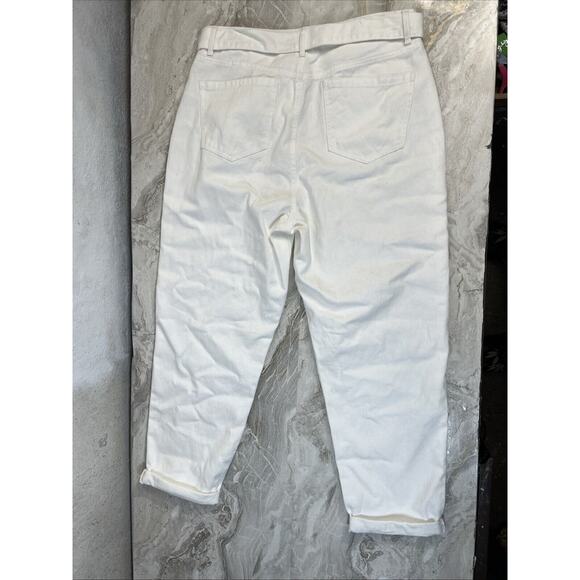 NWT GB Dillard’s Junior Girl’s White Jeans Size 17 - Picture 6 of 6